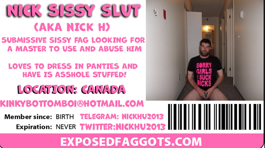 Nick Hutt Fag ID